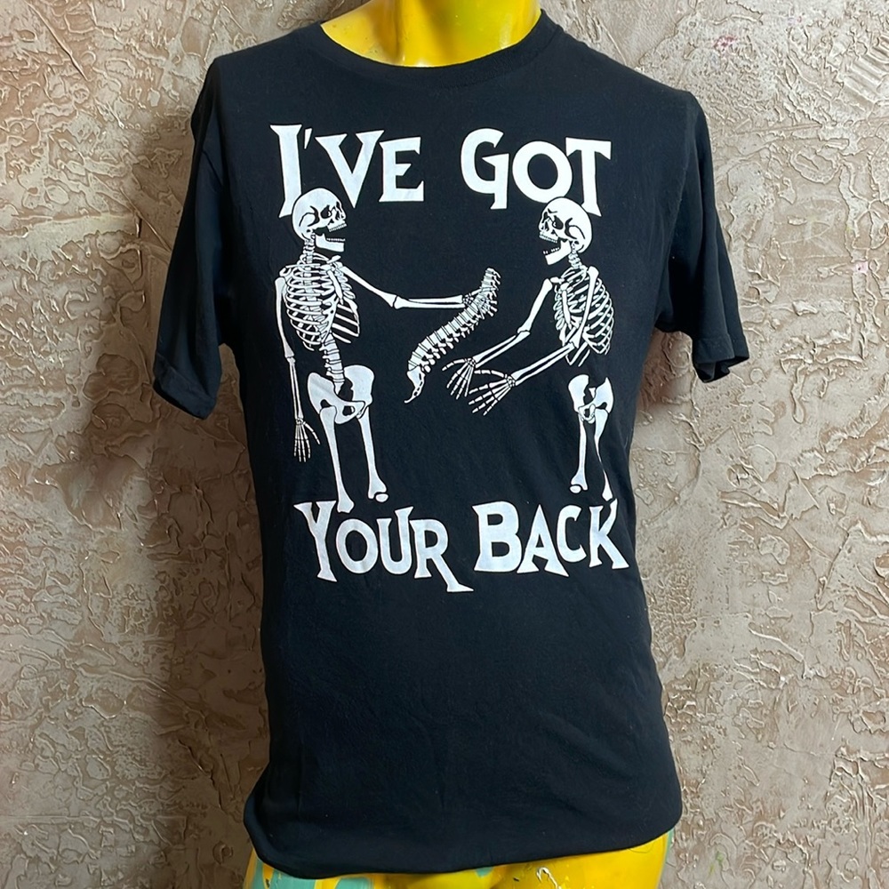 I Got Your Back Skeletons Tee size S